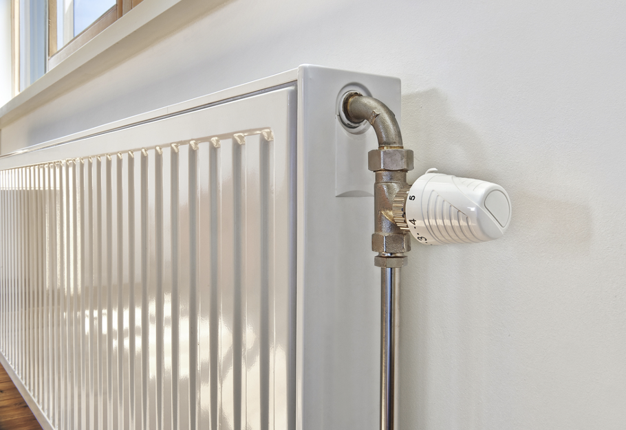 Boiler Service | White radiator on wall